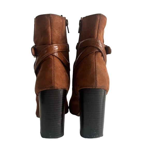 H&M Size 8 Brown Suede 3.5” Boots - Picture 5 of 6